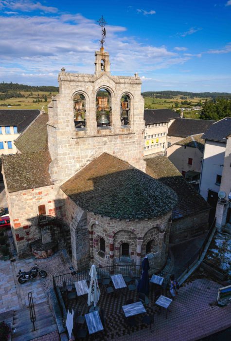 Église romane de Saint-Alban-sur-Limagnole en Margeride© Jean-Sébastien Caron